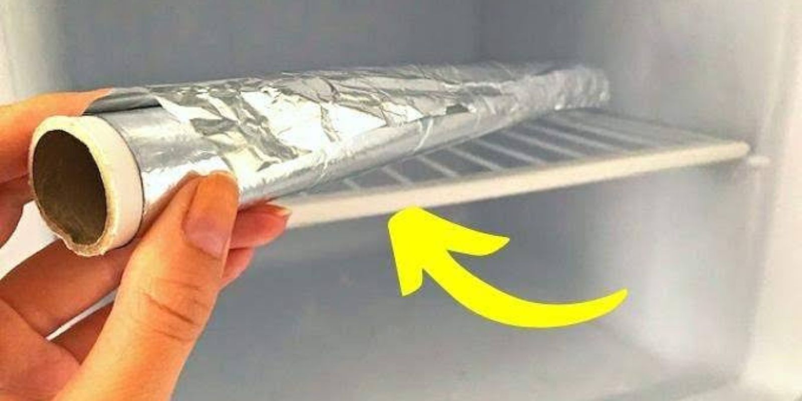 Mettre du papier aluminium dans votre congélateur une astuce